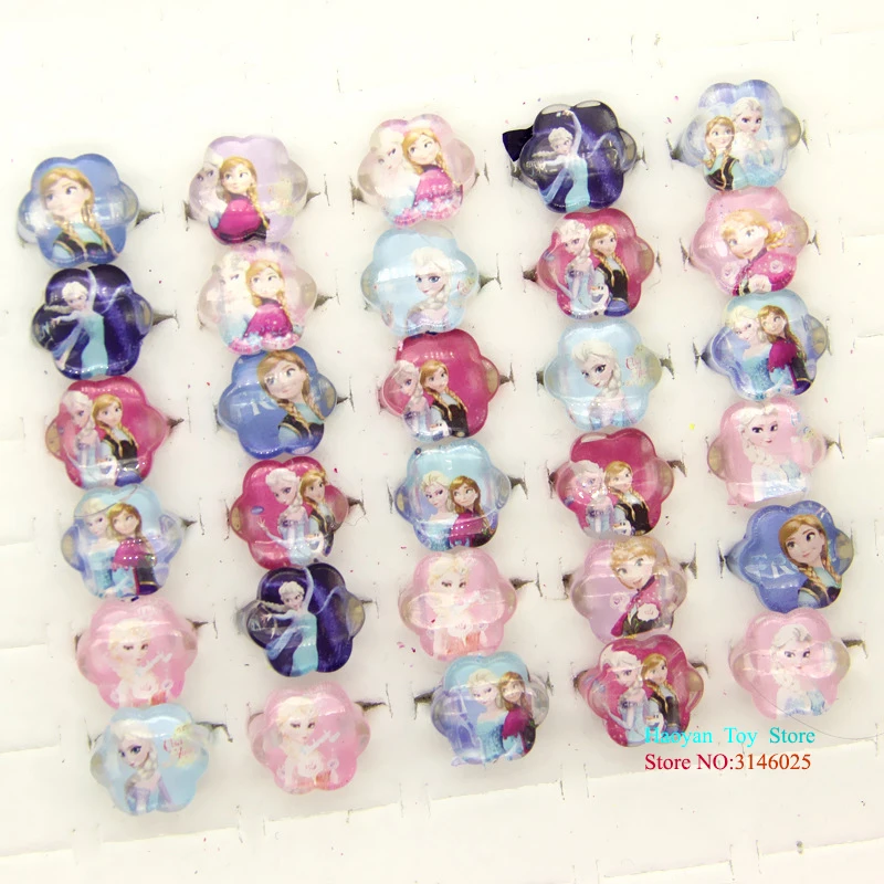 5pcs/set Disney Frozen Girls Jewelry Cosmetic Toy Child Cartoon Ring Accessories Christmas Gifts For Kid Children Birthday Party 5pcs/set Disney Frozen Girls Jewelry Cosmetic Toy Child Cartoon Ring Accessories Christmas Gifts For Kid Children Birthday Party