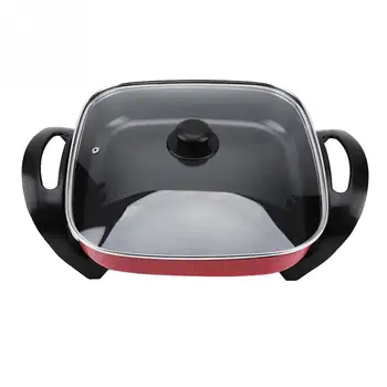

220V 5L Multifunctional Electric Hot Pot Cookware Non-stick Cooking Pot Fry Bake Boil Multi Cooker AU Plug