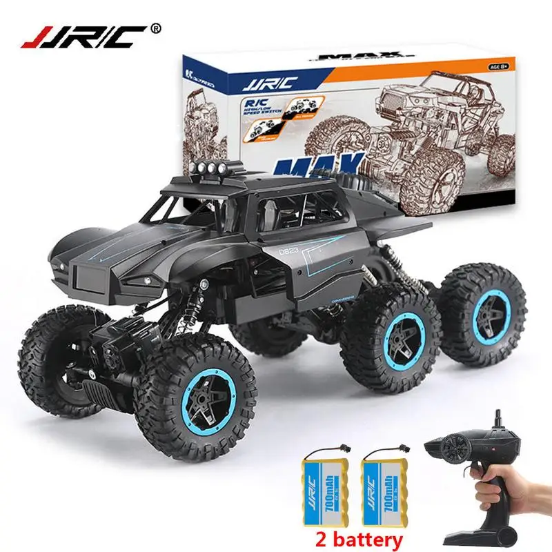 

Form JJRC Q51 RC Car 2.4G Off Road MAX 6WD RTR Racing Truck Car Six Wheels Brushed Remote Control Climbing Car Toy With 2battery