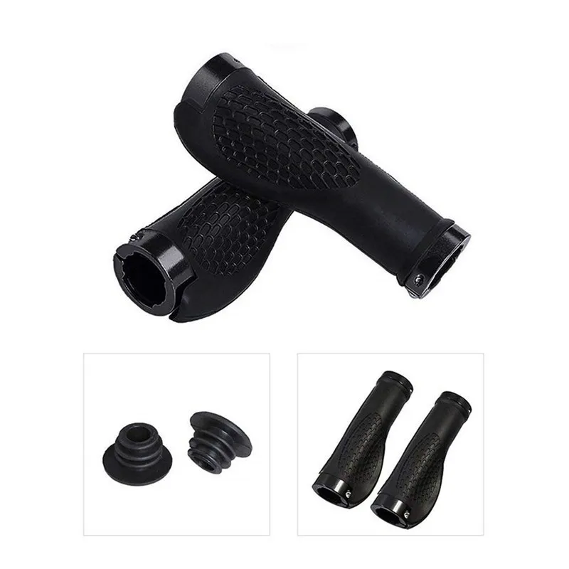 

MTB Bike Grips Handlebar Anti-Skid Rubber Ergonomic Mountain MTB Cycling Bicycle Grips Parts