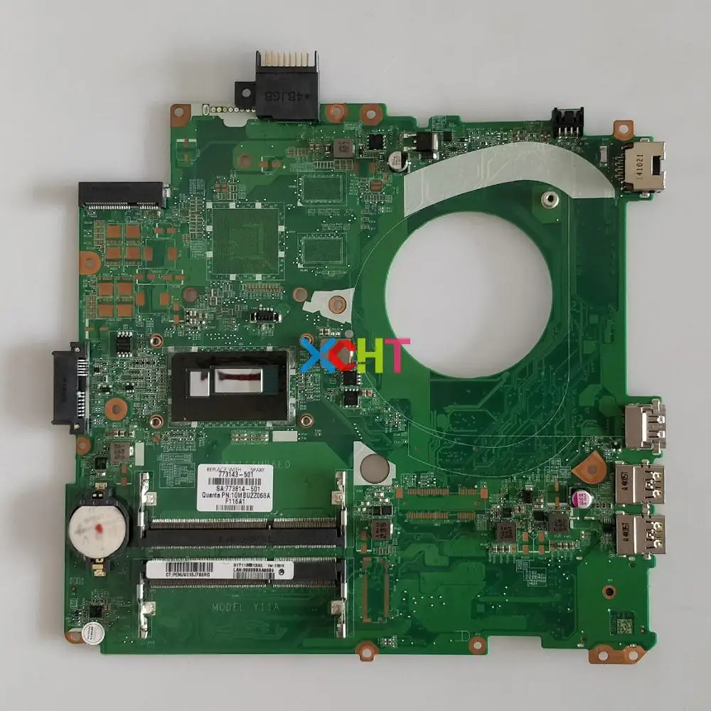 

773143-501 773143-001 773143-601 DAY11AMB6E0 UMA w i3-4030U for HP 14-V Series 14T-V000 Laptop Notebook PC Motherboard Mainboard