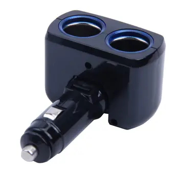

SHUNWEI SD-1905 Adjustable angle, 1 to 2 cigarette lighter, rotary car charging power distributor black