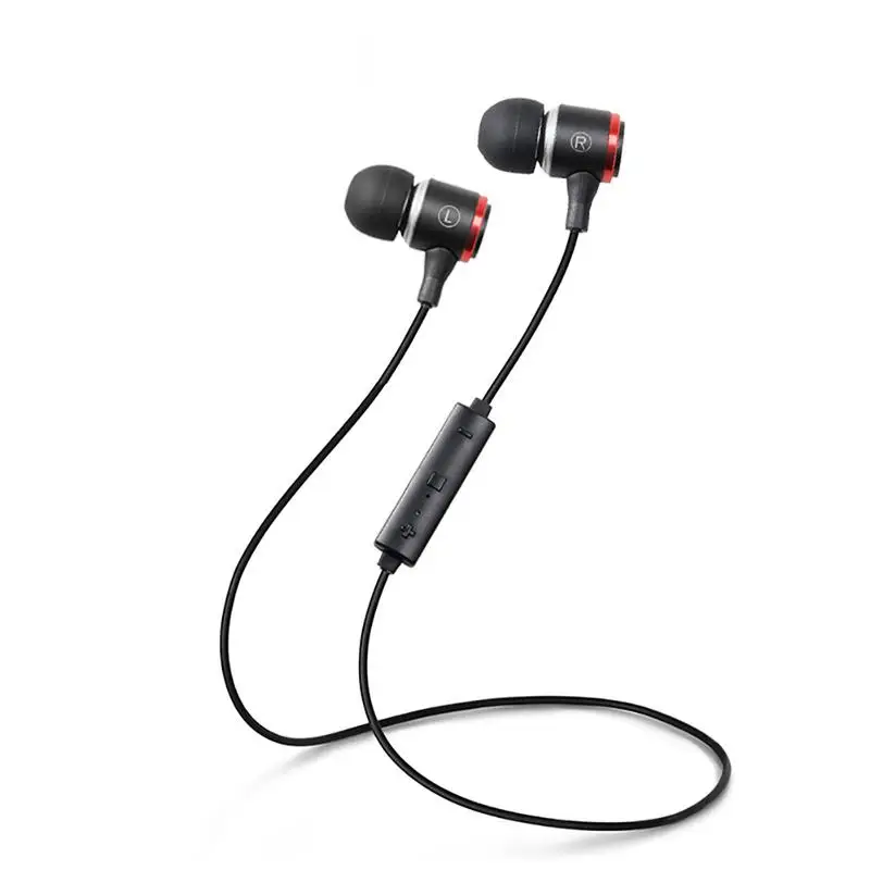 Беспроводные наушники Bluetooth 4 2 с микрофоном глубоким Подавлением Шума проводное