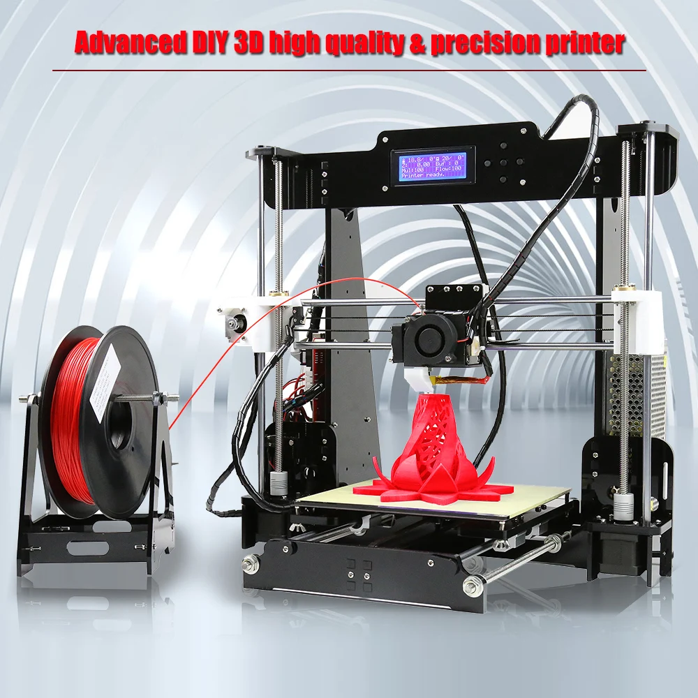 Aliexpress.com : Buy Anet A8 Desktop 3D Printer Kits Self Assembly MK8 ... - Anet A8 Desktop 3D Printer Kits Self Assembly MK8 ExtruDer Nozzle Acrylic Frame LCD Screen StanDarD