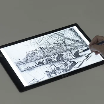

Magnetic A3/A4 LED Tracing Light Box Ultra-thin Stepless Dimmable Brightness Light Pad with Scale USB Powered Copy Board