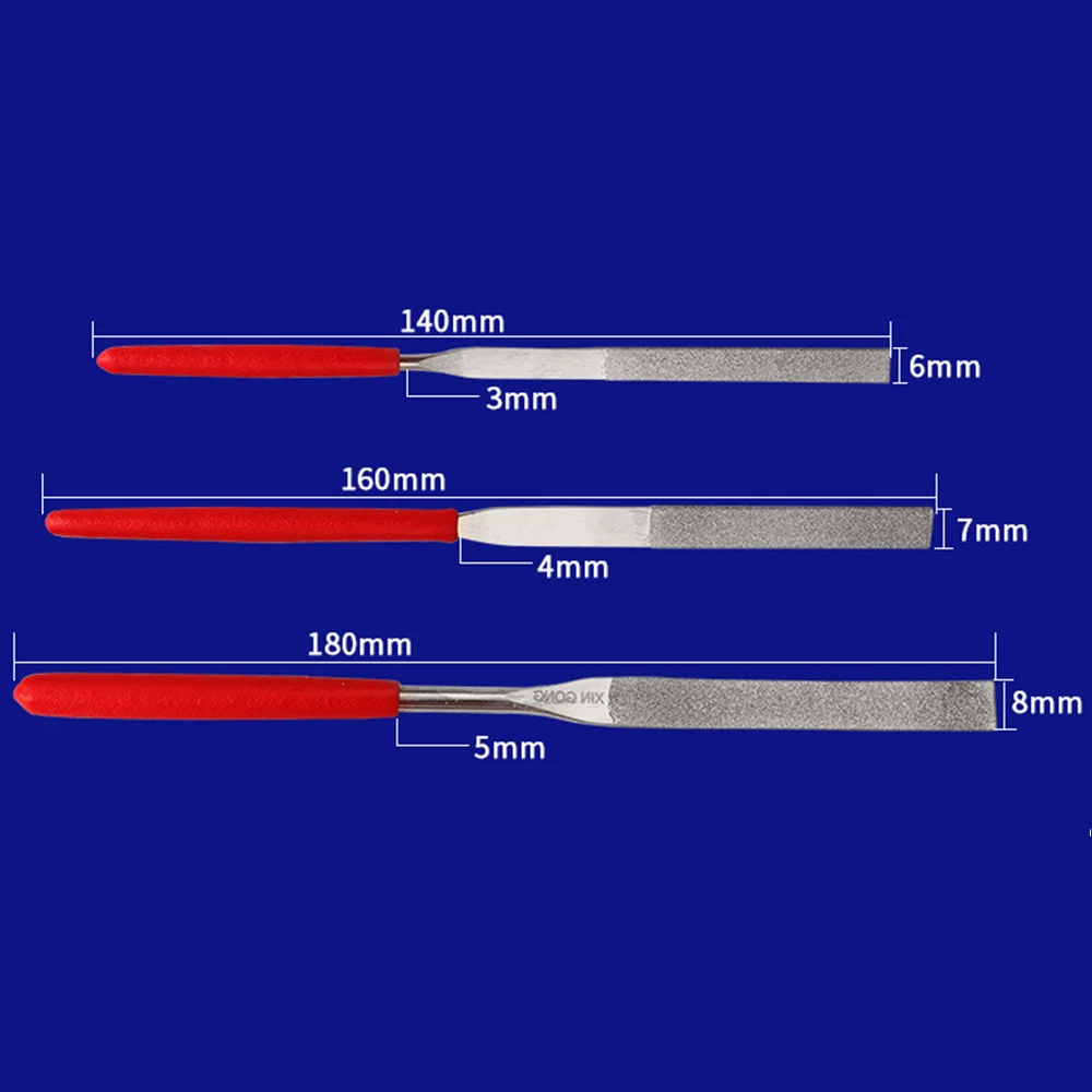 Shina 1pc Emery File Wear-resistant Flat Grinding Tool Small Scrub File High Hardness Shina 1pc Emery File Wear-resistant Flat Grinding Tool Small Scrub File High Hardness