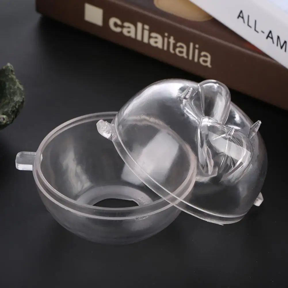 

DIY Mold Tool Candle Making Clear Plastic Candle Apple-Shaped Heat-Resistant Wedding Candle Mold for Candle Making
