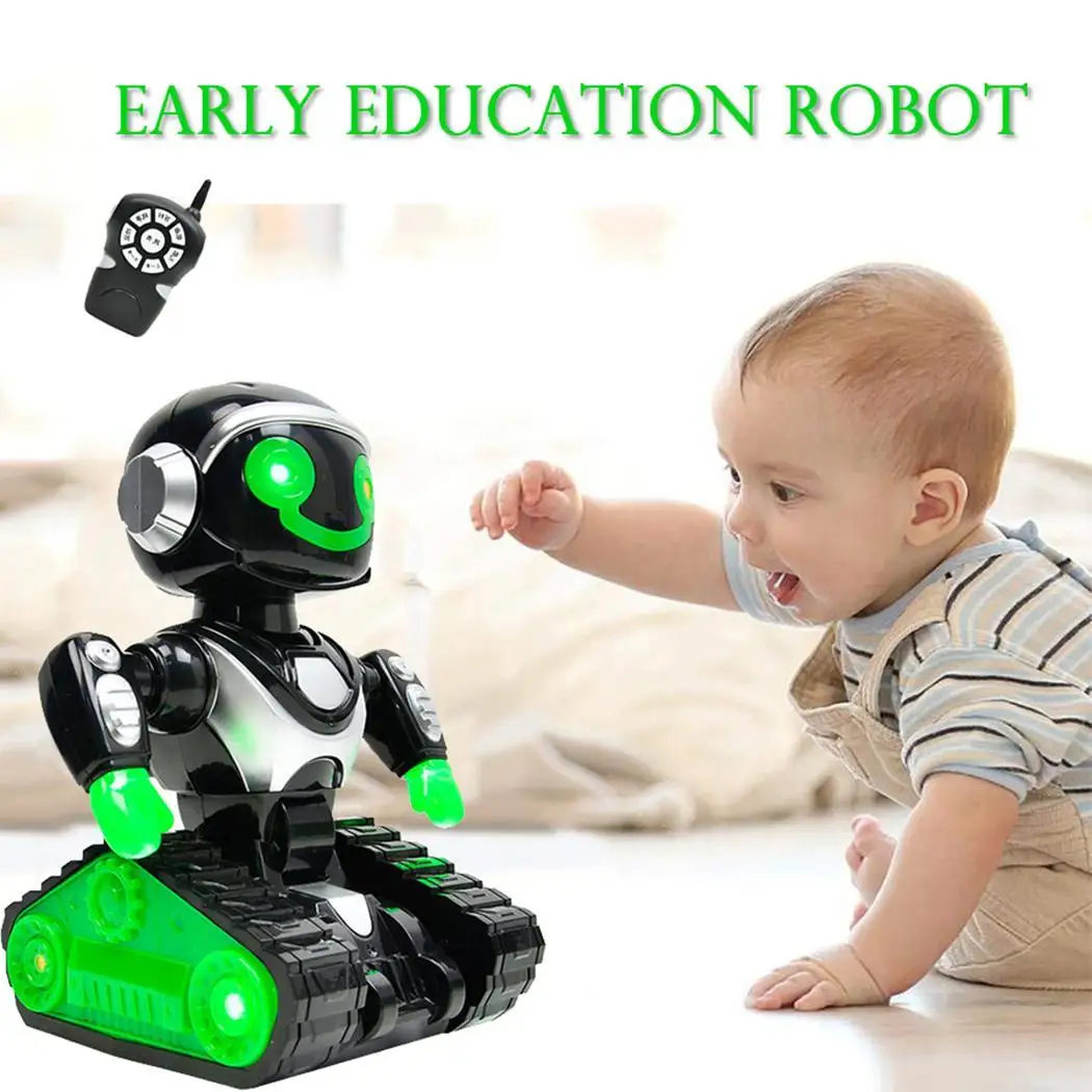 Universal robot Toy Intelligent RC Smart Robot Music Dance Robot Kids early Education light music electric remote control
