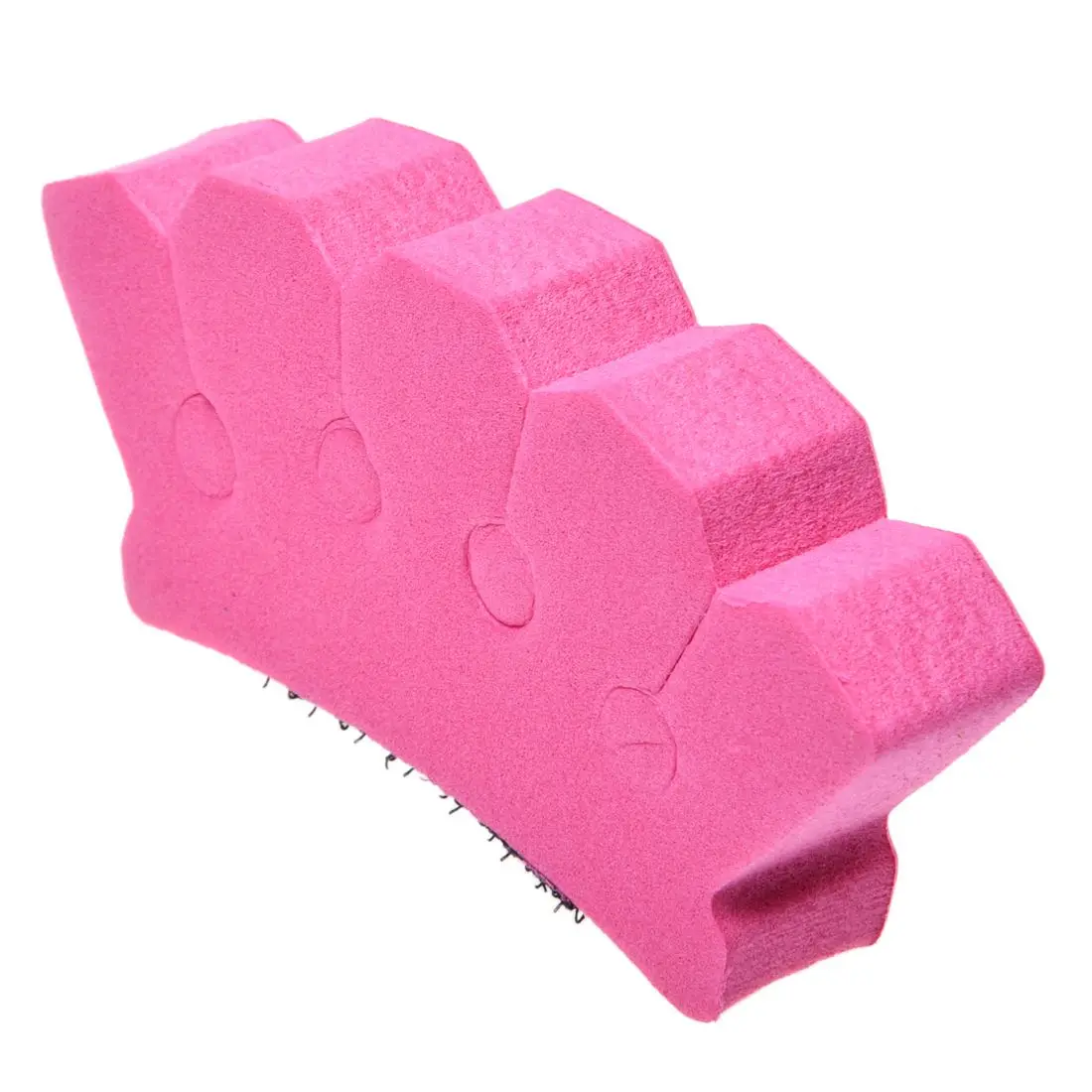 

1 DIY Fashion Hair Dish Sponge Clip Hair Braiding Tool Large(Pink)