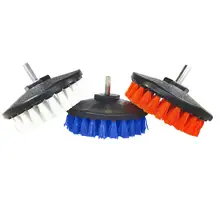 3 шт. коврик для ковров круглая щетка с креплением для сверла питания автомобильный инструмент ручная электрическая щетка для чистки сверла дисковая кисть