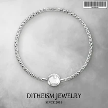 Звенья цепи браслеты Карма скрытые безопасные застежки, новые 925 пробы серебряные модные ювелирные изделия трендовый подарок для мужчин мальчиков женщин девочек