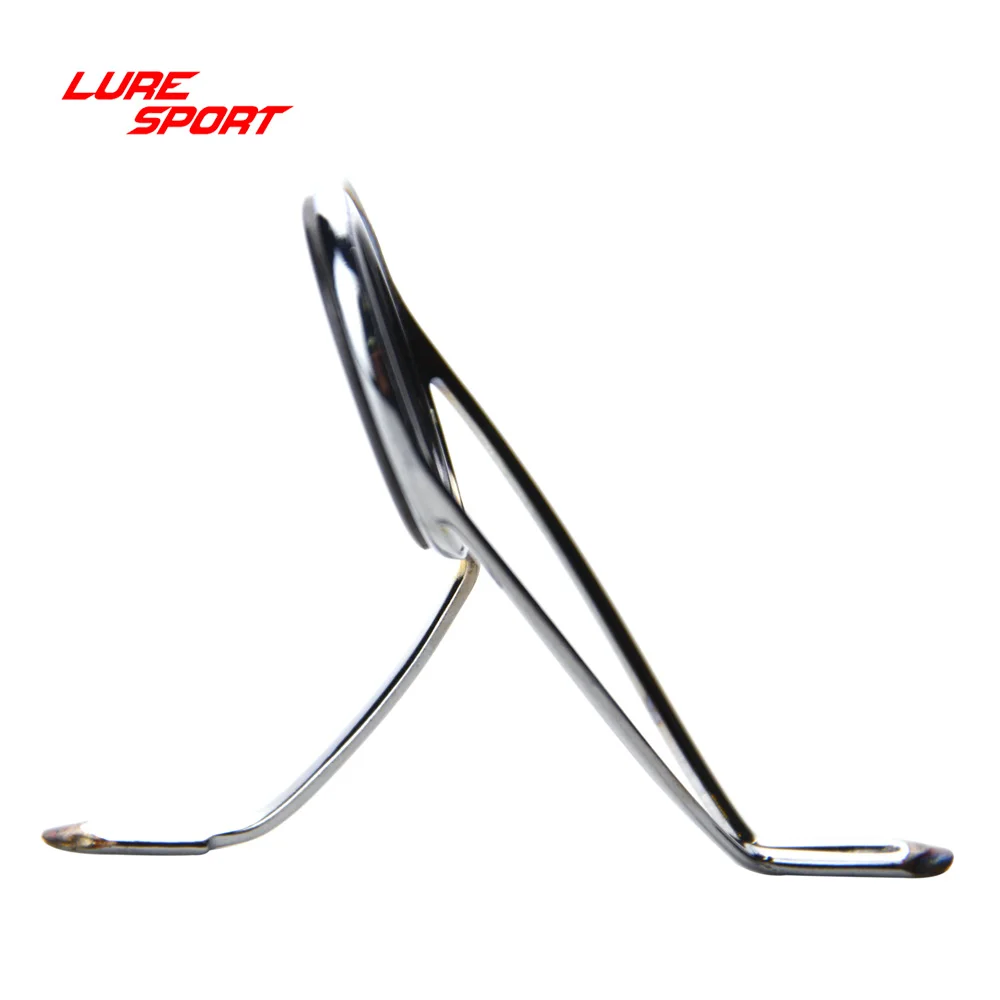 

LureSport KW 10pcs Guide silver Steel frame black ring CARP SURF rod guide Rod Building component Repair DIY Accessory