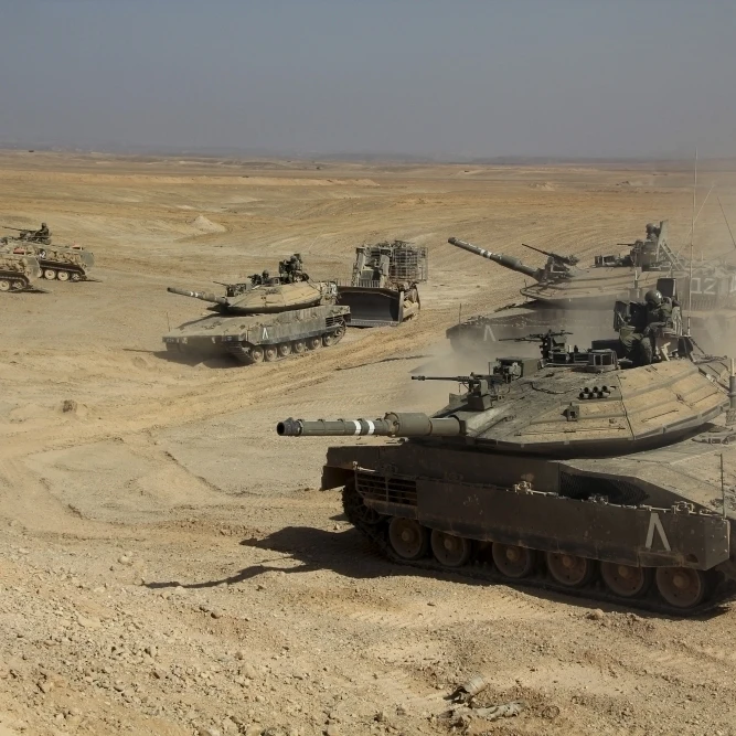 Армия обороны Израиля Меркава Mark IV боевой танк и Caterpillar D-9 плакат печать (17x11) | Дом