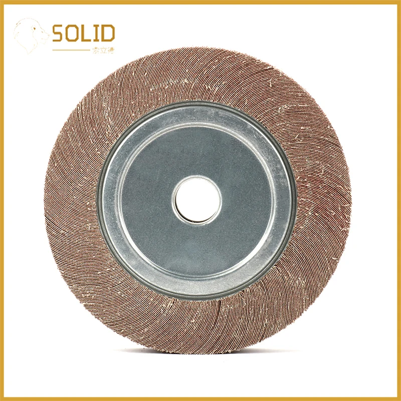 

10 inch Abrasive Flap Wheel Emery Cloth Sanding Disc for Grinding Derusting of Metal Automobile Manufacturing and Aluminum Alloy