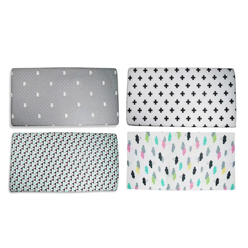 Newborn Crib Fitted Sheet Cotton Soft Cartoon Baby Bed Mattress Cover Potector Toddler Bedding Newborn Crib Fitted Sheet Cotton Soft Cartoon Baby Bed Mattress Cover Potector Toddler Bedding