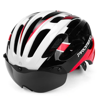 

HOT-PROMEND Cycling Helmet Ultralight Bike Helmet Men Mountain Road Women Mtb Windproof Glasses Bicycle Helmet Reflective Ridi