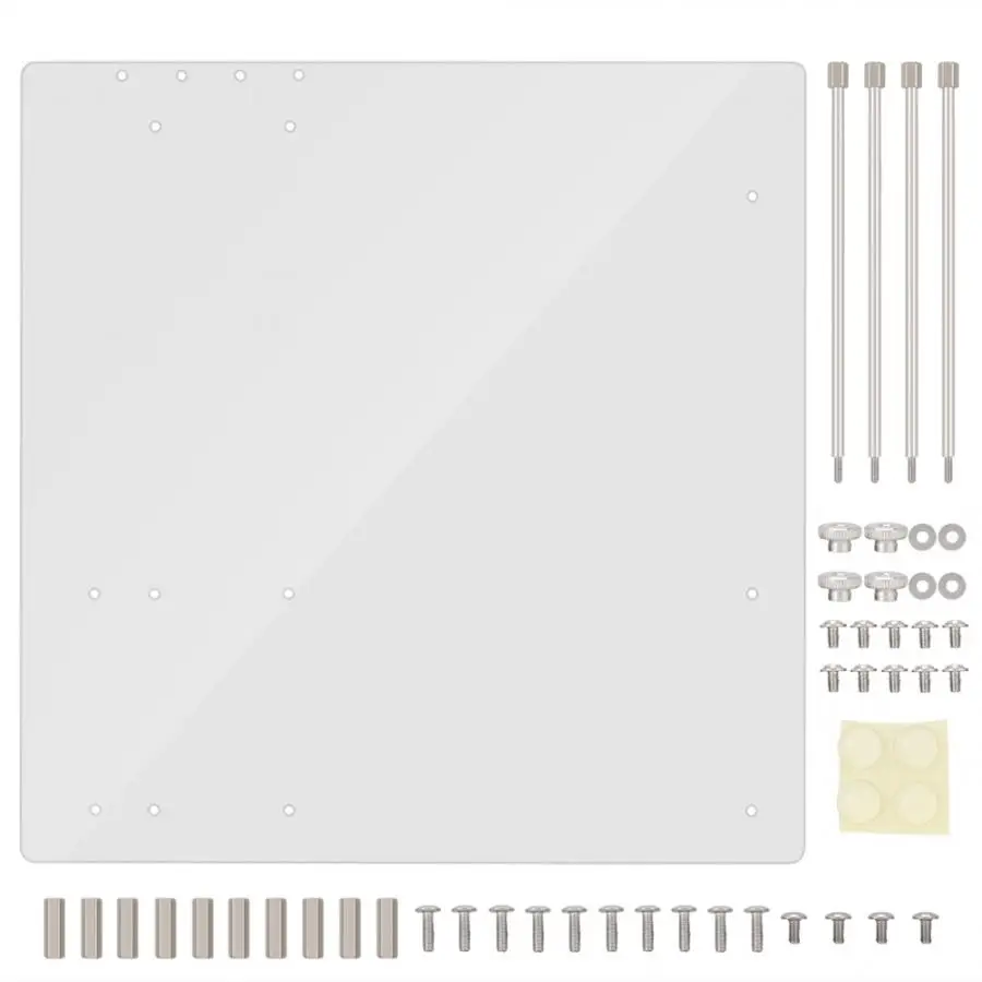 

notebook bag Open Frame Transparent Acrylic Overlock Computer Case DIY Base Stand For M-ATX Motherboard laptop bag case cover