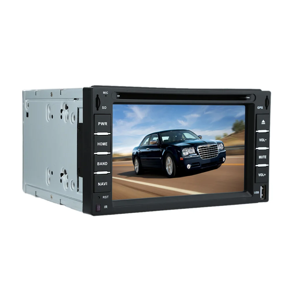 " 2 Din высококачественный автомобильный DVD USB SD плеер gps навигация Bluetooth Радио мультимедиа HD развлекательная система для автомобиля