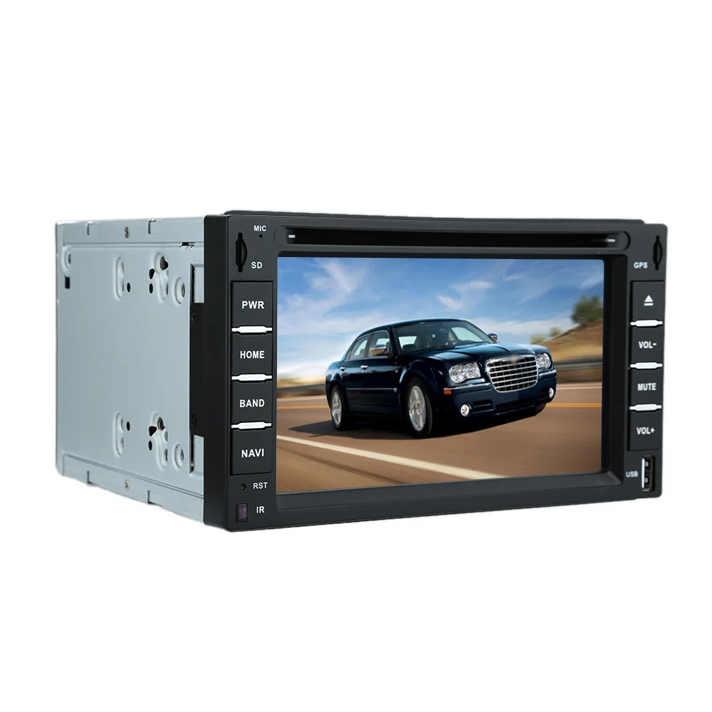 

6" 2 Din Fine-quality Car DVD USB SD Player GPS Navigation Bluetooth Radio Multimedia HD Entertainment System for Car