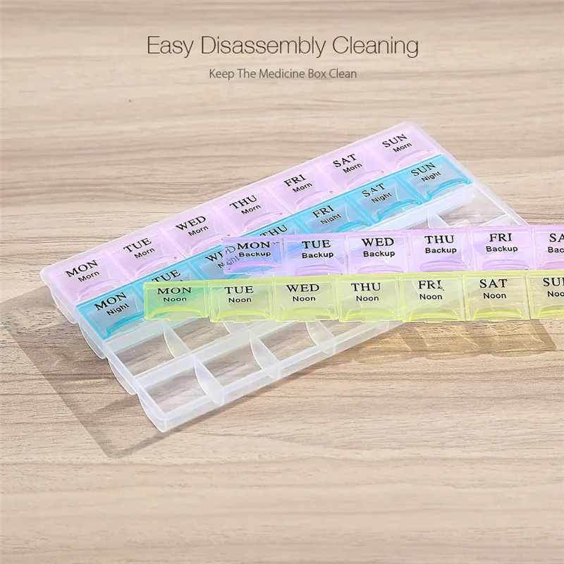 New Monthly 28 Slots Mini Pill Box Organizer Tablet Holder Weekly Medicine Container Organizer Case For Travel Pill Organizer