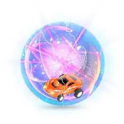 Мини-скоростной световой шар вращающийся внутри маленький автомобиль Детский сюрприз светящийся подарок