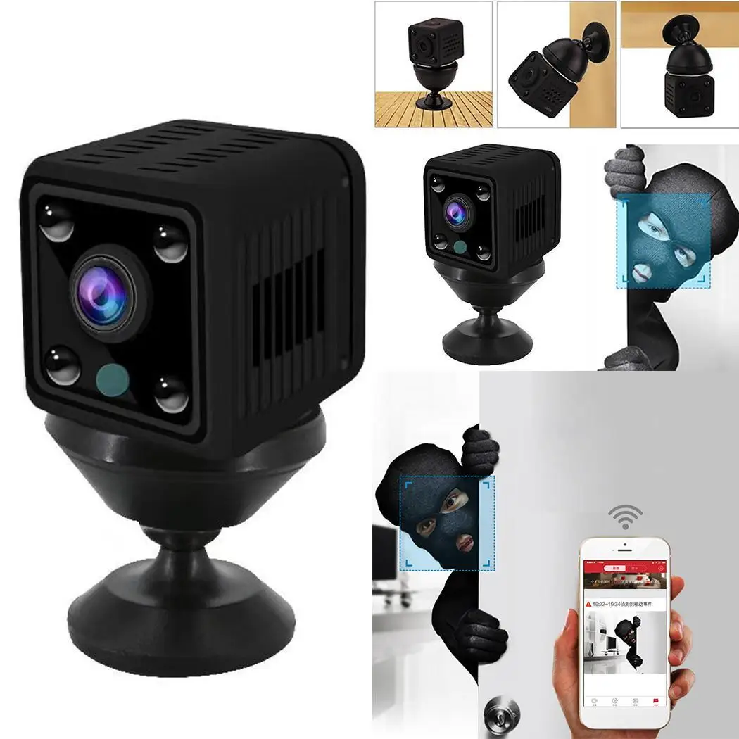

Mini 1080P HD WIFI Camera TF Card 36G 5V 720P 3.1MM IOS Android automatic automatic Phone APP 800mAh Remote