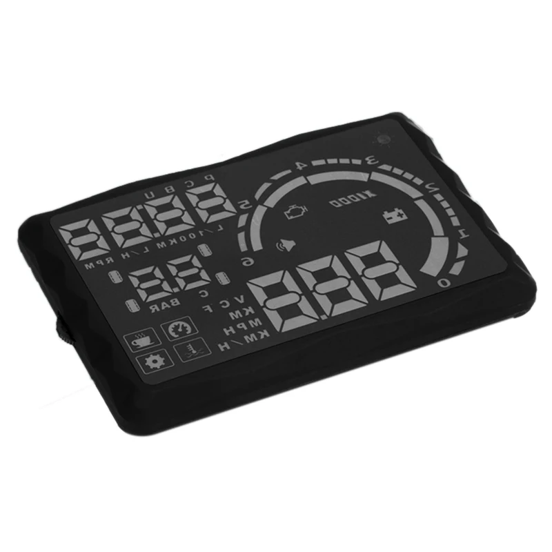 H301 автомобильный Hud Дисплей для измерения скорости и расхода