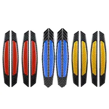 Reflective Tape Carbon Fiber Pattern Self-Adhesive Glossy Warning Safety Reflector Strips Sticker Fluorescent For Automobile Car Reflective Tape Carbon Fiber Pattern Self-Adhesive Glossy Warning Safety Reflector Strips Sticker Fluorescent For Automobile Car