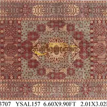 Топ Мода Tapete Подробнее о 6,6 'X 9,9' ручной Узелок толстый плюшевый французский коврик «савонри» ковер сделан на заказ ysal157gc88savyg2