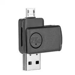 Micro OTG Смартфон USB2.0 компьютер Интерфейс TF card Reader белый, розовый, зеленый, синий, черный