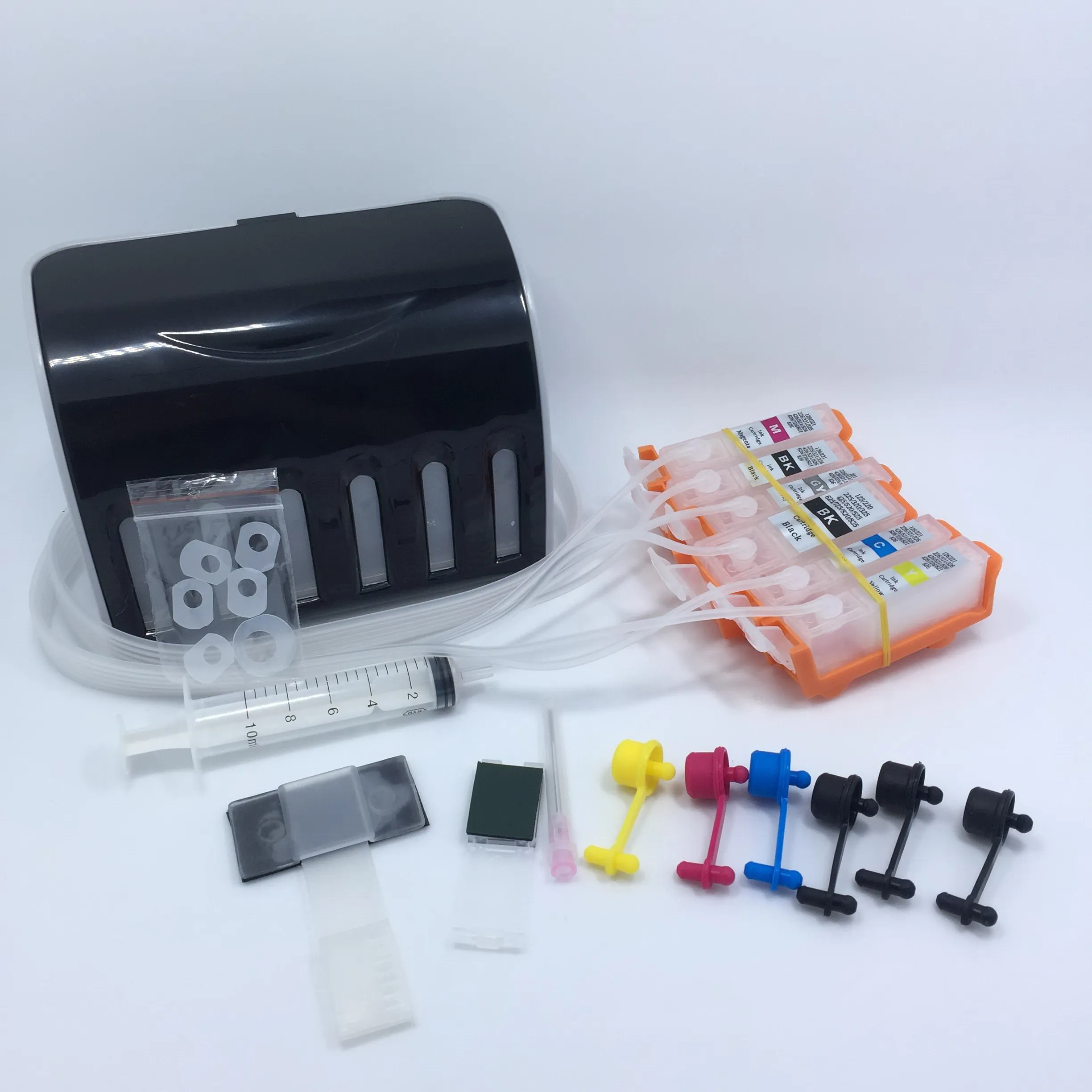 YOTAT 6 اللون كيبك خرطوشة حبر PGI220 PGI-220 CLI-221 لكانون PIXMA MP990 MP980 طابعة YOTAT 6 اللون كيبك خرطوشة حبر PGI220 PGI-220 CLI-221 لكانون PIXMA MP990 MP980 طابعة