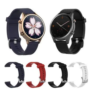

For Tic Watch C2 Solid Color Silicone Replacement Strap 18MM/20MM Ticwatch C2 Watchband Spark Strap Wrist Band