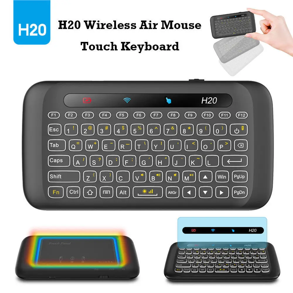 

H20 Mini 2.4G Wireless Mini Keyboard Touchpad Keypad for PC Smart TV Phone UK