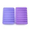 Anti-skidding Home Improvement Silicone Flexible Bathroom Fixtures Bathroom Hardware Tray Soapbox Soap Dishes Plate Holder ► Photo 3/6