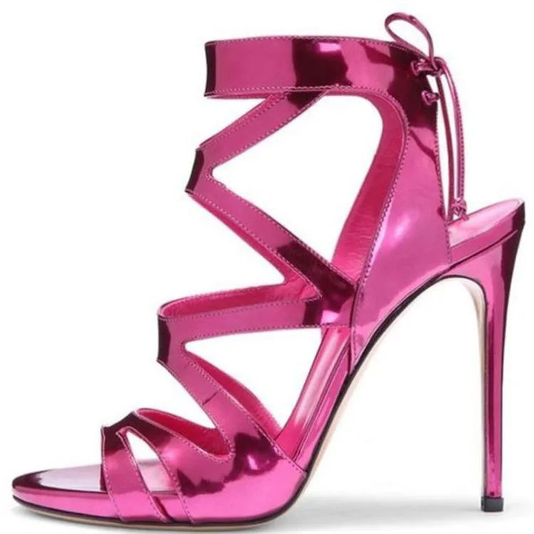 

Moraima Snc 2019 Summer New Explosions Stiletto High Heel Sandals Sexy Large Size Women's Shoes Party Sandals