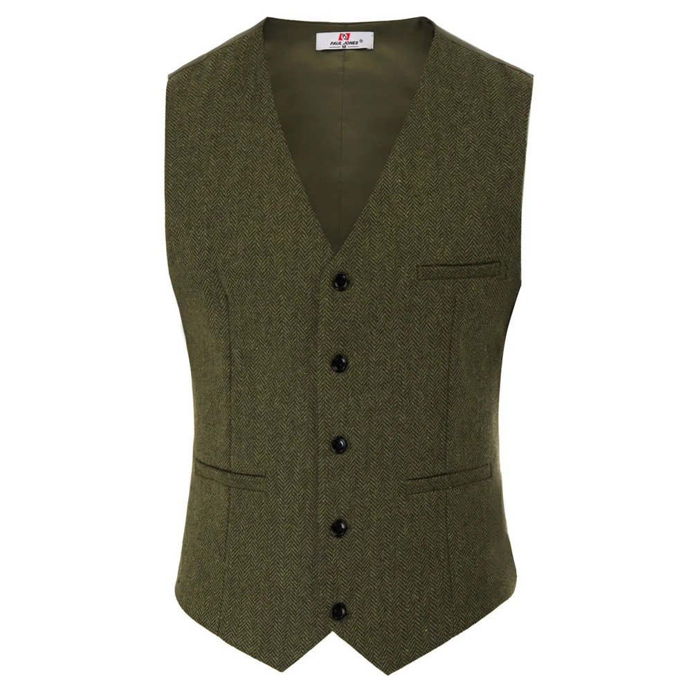  Mens Slim&Fit V-Neck Single Breasted Handkerchief Hem Waistcoat Vest Coat