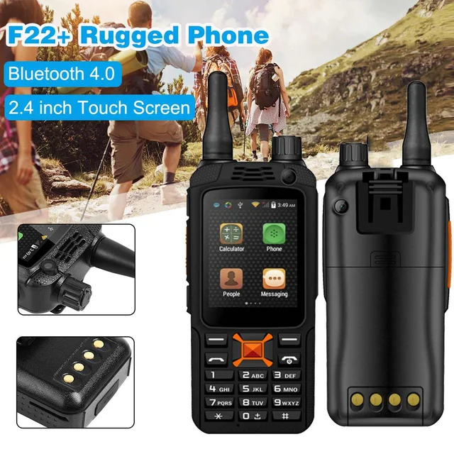 Cheap Ip68 Mobile Phone 2.4 Inch Rugged Feature Phones 2G Walkie-talkie intercom 3500mAh Russian Language Dual SIM Card
