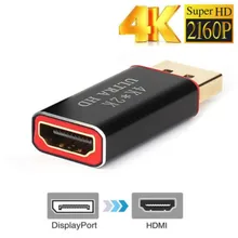 Порт дисплея DP штекер HDMI Женский адаптер конвертер адаптер для HDTV PC 1080 P