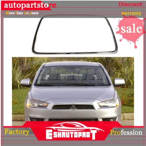 

Front Bumper Radiator Molding Grill Chrome 10 2007-2014 For Mitsubishi Lancer X