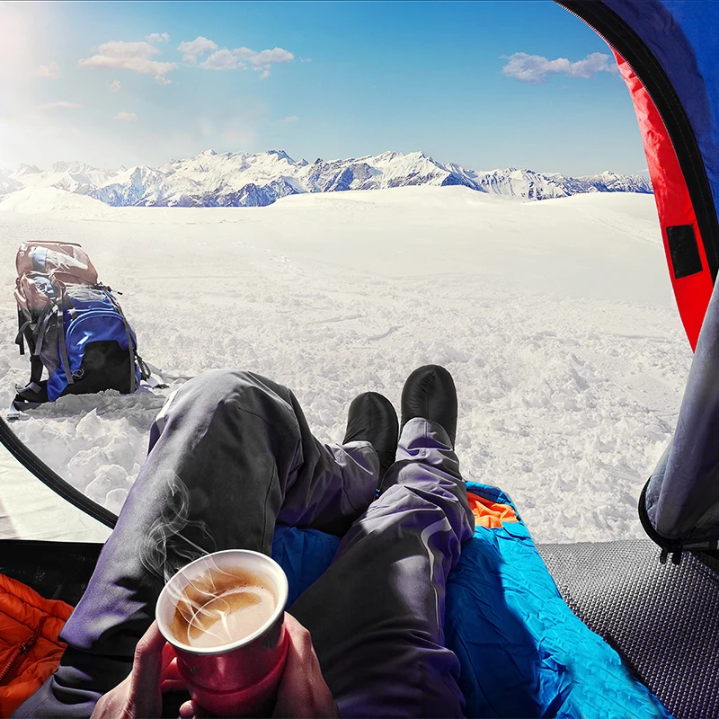 Naturehike Winter Warm Goose Down Slipper Boots Water-resistant Windproof Outdoor Thermal Feet Cover NH18S023-T