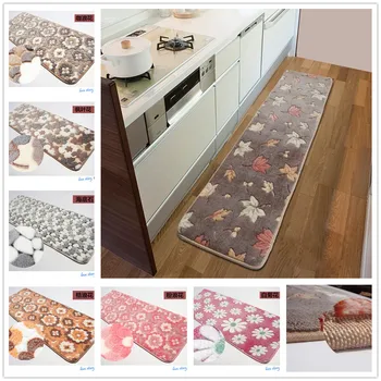 

50X200CM Strip Carpets For Bedroom Living Room Rugs And Carpets Coral Velvet Non-Slip Kitchen Mat/Bath Mat Bedside Area Rugs