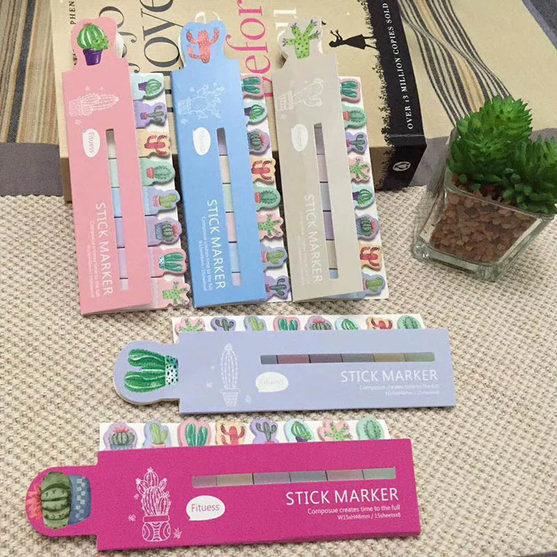 

Unicorn Memo Pad Cute Fruits Cactus Paper Sticky Notes Mini Label Stickers Writing Pads For Daily Planner Office School Supplies