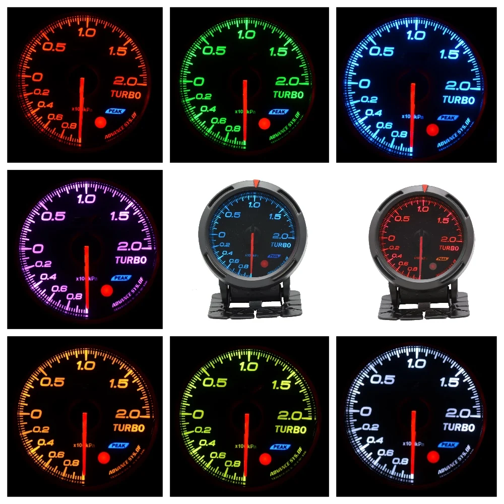 

2.5" 60mm Universal DF Link Advanced BF Gauge Car Meter Turbo Boost Racing Gauge Sensor Included 15 Colors