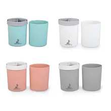 Портативный пластиковый держатель для зубных щеток Путешествия Ванна подставка для зубной пасты стакана воды