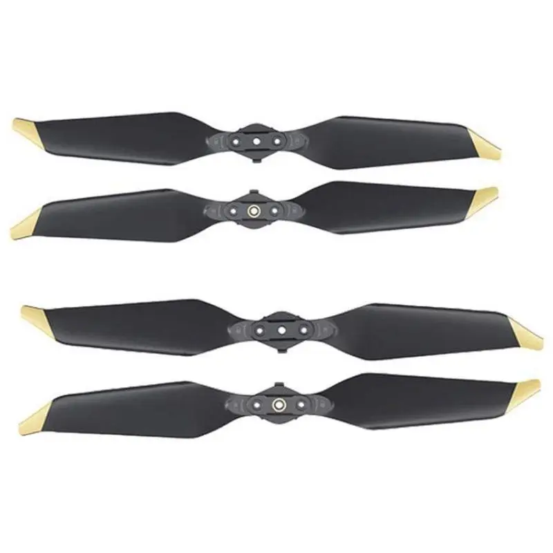 

Low Noise Propellers, 2 Pair Propellers For Mavic 8331 2017 DJI Mavic Pro Platinum - Quick Release - Gold