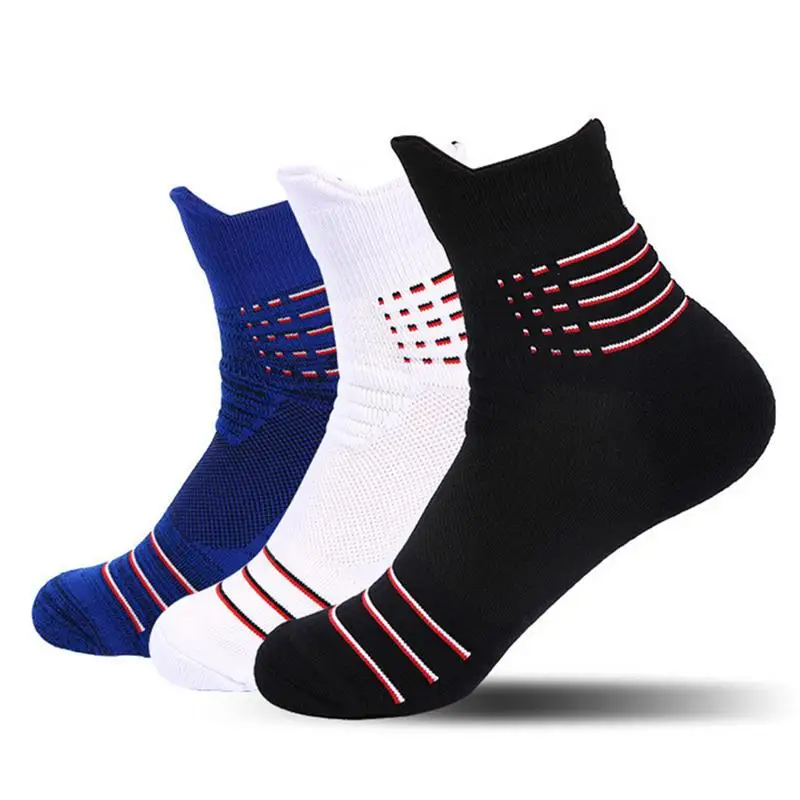 

Men Low Cut Sports Socks Cotton Basketball Cycling Running Coolmax Socks Winter Camping Classic Breathable Bike Sports Sock