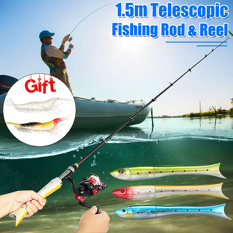 المحمولة البسيطة تلسكوبي الصيد رود بكرة كومبو يشبع عدة الغزل قصبة صيد خشبية البحر قضبان لطي مقبض الاطفال معدات صيد الأسماك المحمولة البسيطة تلسكوبي الصيد رود بكرة كومبو يشبع عدة الغزل قصبة صيد خشبية البحر قضبان لطي مقبض الاطفال معدات صيد الأسماك