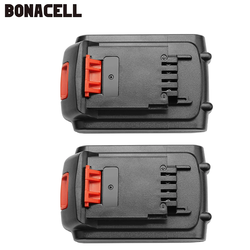 

Bonacell 2pcs Li-Ion LB20 Battery for Black & Decker LBXR20 LB20 LBX20 ASL186K BDCDMT120 CHH2220 LD3K220 LPP120 LST120 L10