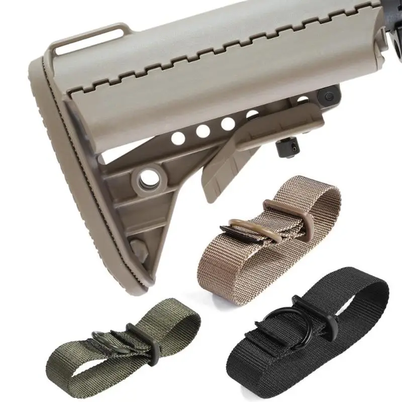 

Multifunction Portable Rope Nylon Strapping Belt Attachment Mount ButtStock Sling Adapter