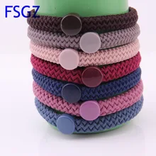 Solid Hair Tie For Women High Elasticity Braided Rubber Band Thick Scrunchy For Girls Ponytail Holders Hair Tie Accessories 2019 Solid Hair Tie For Women High Elasticity Braided Rubber Band Thick Scrunchy For Girls Ponytail Holders Hair Tie Accessories 2019